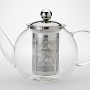 Tetera con Filtro - El nuevo diseño de tetera de vidrio es más orgánico y moderno.