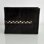 Billetera Hombre - Billetera en cuero y caña flecha para hombre