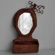 Espejo Cara - Espejo en Papel Maché 