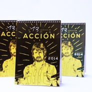 Calendario 2014 - 13 Héroes de acción - 13 ilustraciones de los mejores personajes de acción de todos los tiempos. 