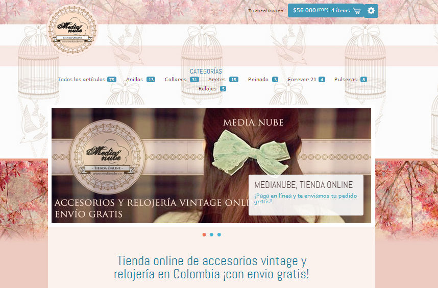 Media Nube, tienda de accesorios en Colombia