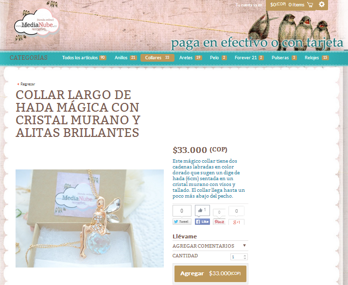 Media Nube, tienda de accesorios online en Colombia