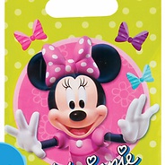 Bolsas para sorpresas Minnie Mouse - Empaca las mas divertidas sorpresas en bolsas de Minnie Mouse.
Paquete por 20 unidades.