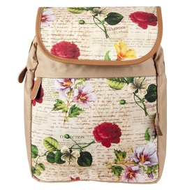 Morral Joaquin Beige - Cuerpo en lona impermeable, repele el agua y la suciedad. bolsillo interno y externo. perfecto para llevar a tus viajes y en el día a día