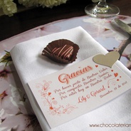 corazonsitos de trufa - Brownífica trufa en forma de corazón. Ideal para recordatorios y mesas dulces.