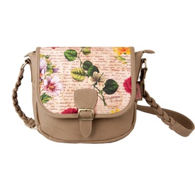 Bolso Verbena Rosa - En sintetio pvc, durable y lavable. manos libres graduble bolsillo interno y en el espaldar. Perfecto para salir en la noche o para tus viajes