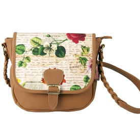 Bolso Verbena Beige - En sintetio pvc, durable y lavable. manos libres graduble bolsillo interno y en el espaldar. Perfecto para salir en la noche o para tus viajes