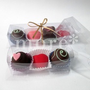 Estuche 3 bombones - trufas, mazapanes & chocolates