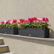 02. Balconera 80 "Autoriego" - Dale un toque estupendo a tu balcón con esta matera colgante en acabado texturizado. 
* Antes de tu compra confirma la existencia de colores