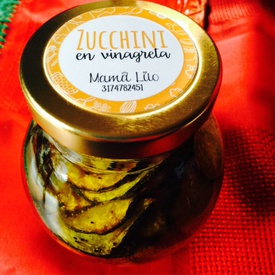 Zucchini en vinagreta - grande - Ideales para las ensaladas o para comer con las tejitas de Lilo
